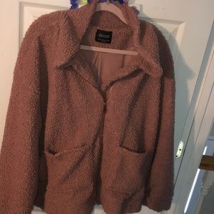 The jacket was a little big on me.